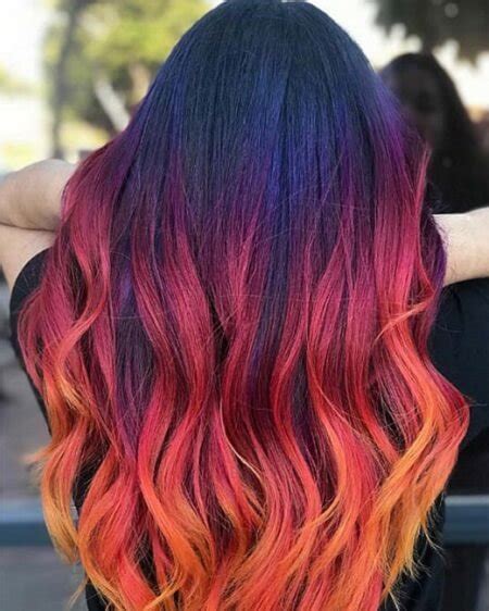 Sunset Hair: How to Rock the Hottest Color Gradient of the Season!-Blog ...