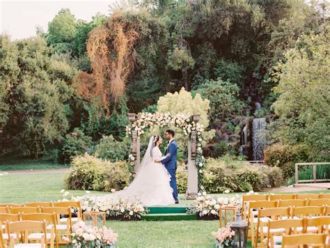 Colorful & Whimsical Garden Wedding at Los Angeles County Arboretum