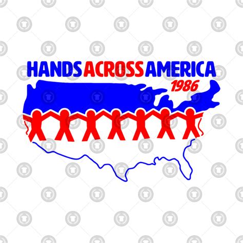 Hands Across America 1986 - Hands Across America - T-Shirt | TeePublic