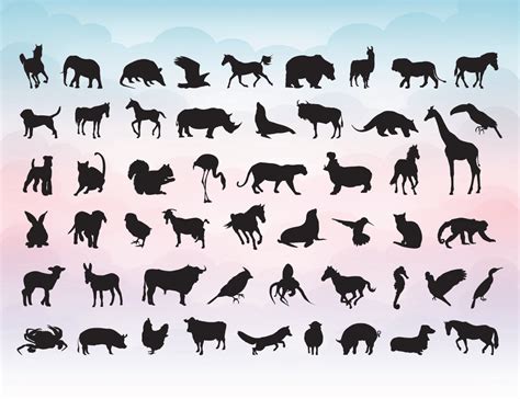 Farm animal svg files farm animals clipart Zoo animal svg