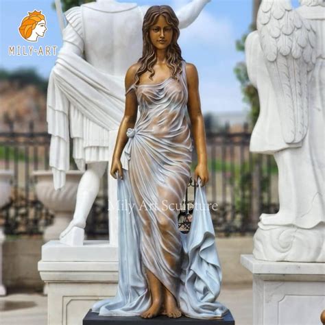 Beautiful Sexy Woman Bronze Female Statues - Mily Bronze Foundry