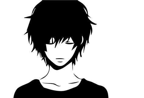Aesthetic Anime Boy Pfp Black And White - mealyssa10