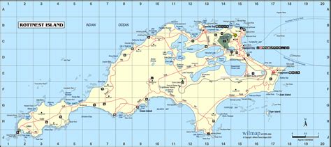 Rottnest Island Map