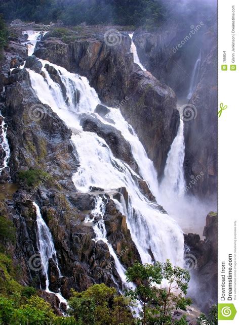 Barron Falls A Waterfall On The Barron River Royalty-Free Stock Photo ...