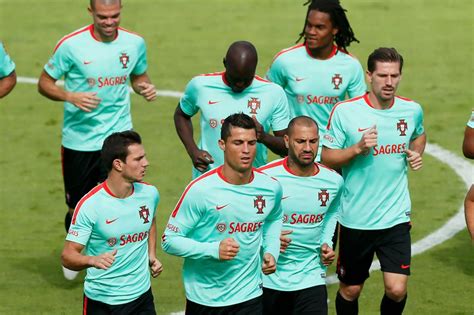 Cristiano Ronaldo and team mates prepare for Wales clash - Mirror Online