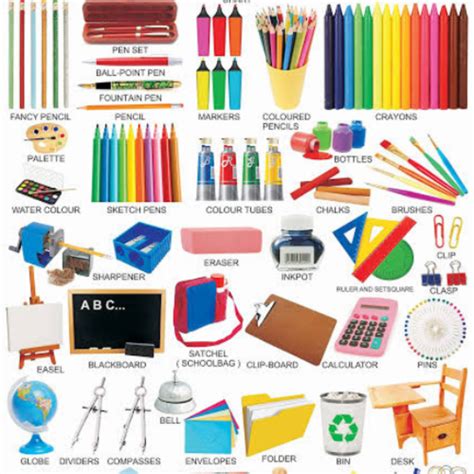 Stationery Items Png