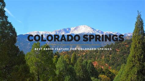 What's The Best Radio for Colorado Springs: A Comprehensive Guide