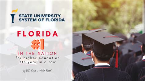 Florida remains #1 for higher education in U.S. News and World Report rankings for the seventh ...