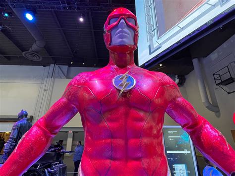 The Flash Movie's New Costume: Exclusive Photos from Licensing Expo