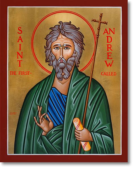 Saint Andrew original icon 20 tall SOLD, Original Icons of the Angels: Monastery Icons