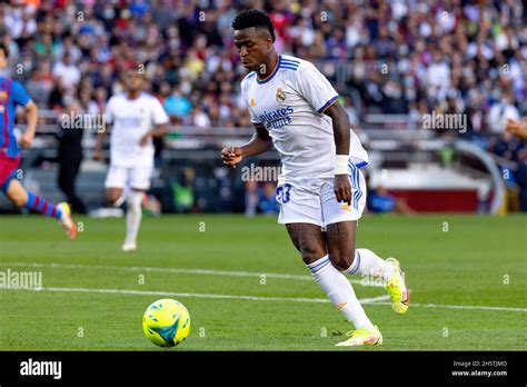 BARCELONA - OCT 24: Vinicius Junior in action during the La Liga match ...