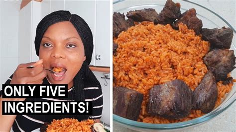 Cook With Me: 5-Ingredient Smoky Party Jollof Rice | Flo Chinyere