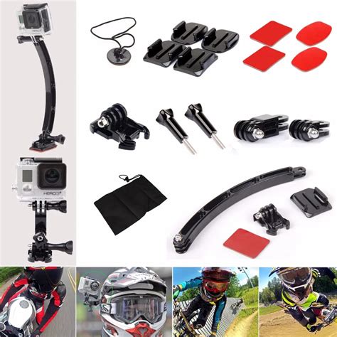 for GoPro Hero 5 Accessories Set for Go Pro Hero 5 4 3 Kit GoPro Mount Bicycle SJCAM SJ4000 for ...