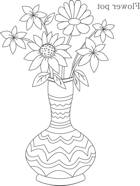 Basket Of Flowers Drawing at GetDrawings | Free download