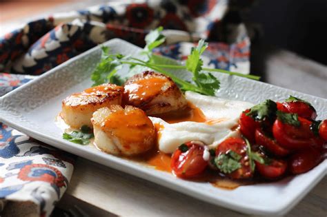 Valentine's Day Seared Scallops Dinner for Two - PaleOMG