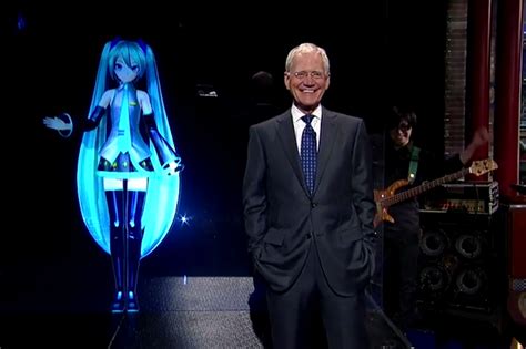 A Japanese Hologram Named Hatsune Miku Performed on 'Letterman' Last ...