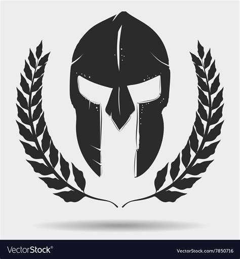 Warrior Gladiator Knight Icon With Laurel Wreath Vect - vrogue.co
