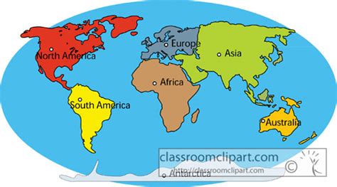 7 continents clipart - Clip Art Library