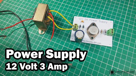 How to make 12 Volt 3 Ampere Power Supply - DIY