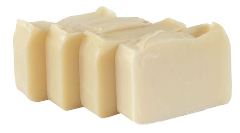 Natural White Soap Bar (SET of 4)- Hypoallergenic, Fragrance Free and ...