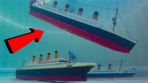 LEGO TITANIC COPIES SINKING !! - YouTube