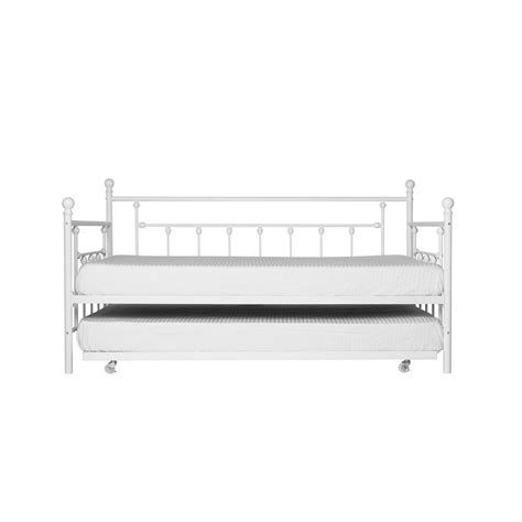 DHP Mia White Twin Daybed and Trundle Set-DE23347 - The Home Depot