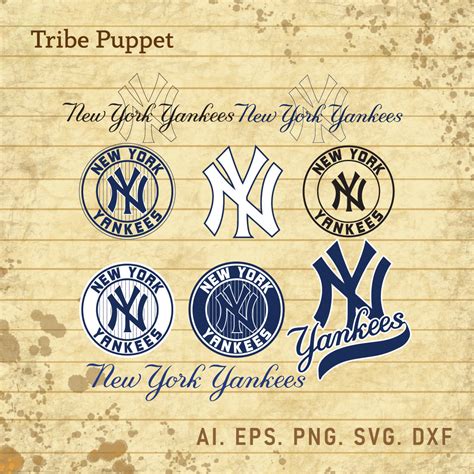 New York Yankees Logo Vector Set - MasterBundles