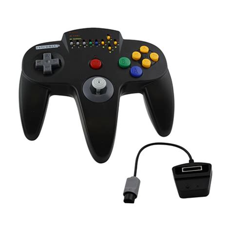 N64 Retro Controller Wireless Turbo Black (retro-bit)