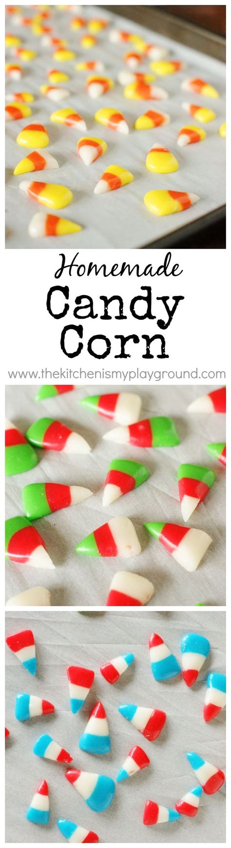 Homemade Candy Corn ~ make it in any colors for any occasion! www ...