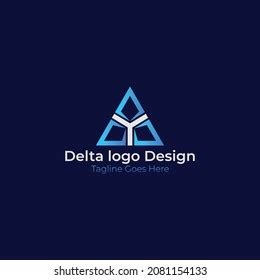 Delta Triangle Logo Design Vector Stock Vector (Royalty Free) 2081154133 | Shutterstock