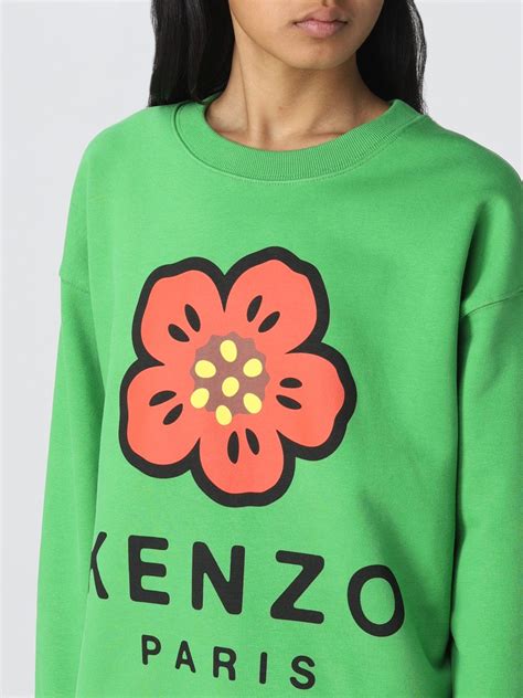 KENZO: Sweater women - Green | Sweater Kenzo FC62SW0114ME GIGLIO.COM