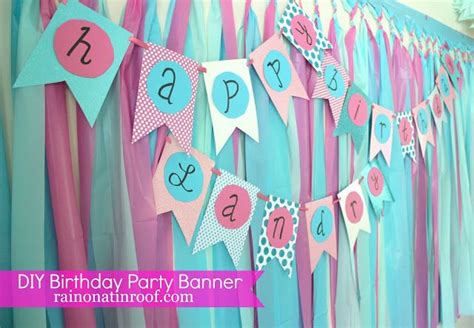 DIY Birthday Banner: An easy DIY Banner for any occasion! | Diy ...