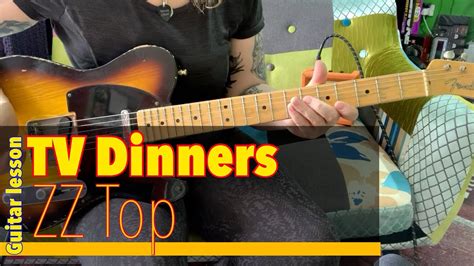 TV Dinners ZZ Top Lead and Rhythm Guitar lesson with lyrics Eliminator - YouTube