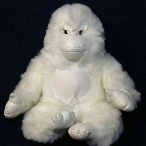 Shalom | Toys | Rare Shalom Toy White Gorilla Plush Ape Vinyl | Poshmark