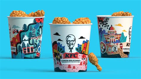 KFC Bucket Packaging Design Celebrating 600 Restaurants Across India ...