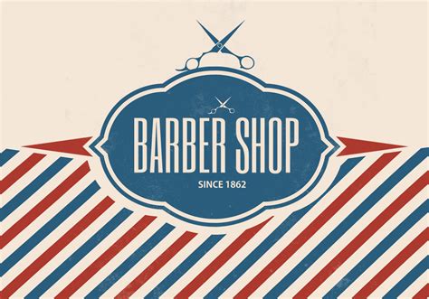 Retro Barber Shop Vector Background 81714 Vector Art at Vecteezy