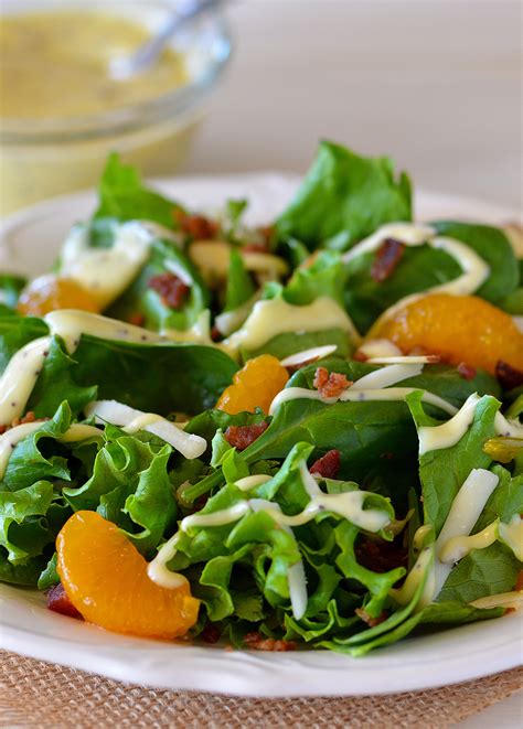 Spinach Salad with Bacon, Almonds and Oranges - Life In The Lofthouse