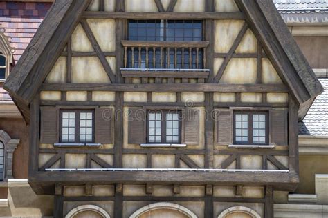 Detail Vintage House Attic Construction on Roof and Attic Skylight Windows Stock Image - Image ...