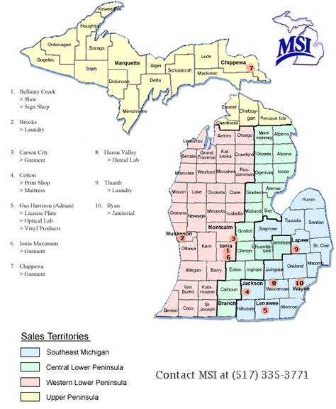 Michigan State Industries - Factories