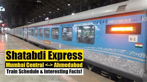 Shatabdi Express: Mumbai Central 🔁 Ahmedabad | RailMitra - Train Travel ...