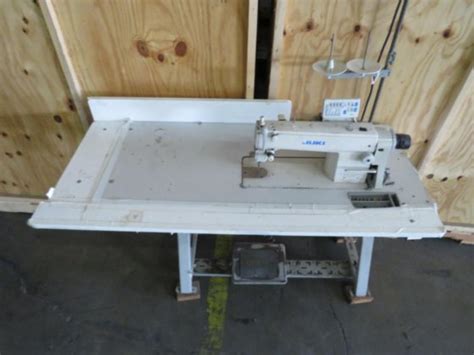 Juki DDL-5550N-7 AD20 Industrial Sewing Machine Table and Control Box KE3AD 200- in El Paso, TX, USA