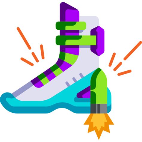 Flying shoes Generic color fill icon