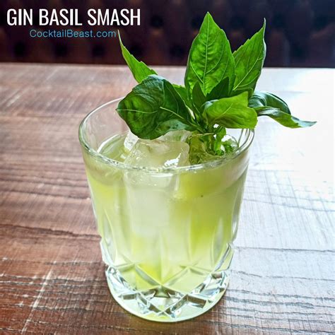 Gin Basil Smash - Cocktail Beast