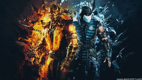 Mortal Kombat XL – Scorpion vs SubZero Wallpaper SyanArt Station