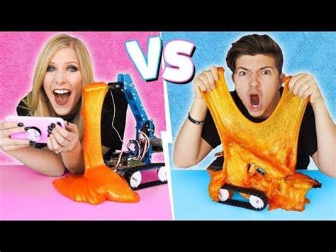 PRESTON vs BRIANNA Mystery Slime Challenge! - YouTube | Preston ...