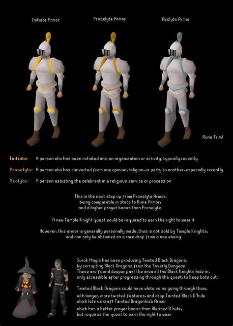 [SUGGESTION] Upgraded Proselyte Armor - Acolyte Armor : 2007scape