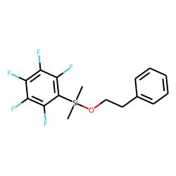 2-Phenylethanol, dimethylpentafluorophenylsilyl ether - Chemical ...