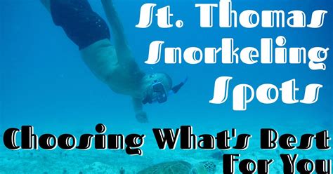 St. Thomas Snorkeling Spots: Choosing What's Best For You | Us virgin islands vacation, Virgin ...