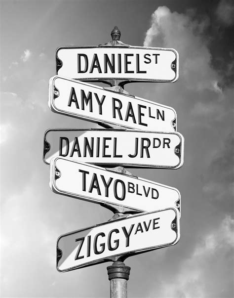 Personalized Street Signs Digital Photo You Print and Frame - Etsy