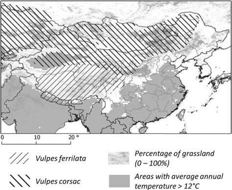 Distribution of fox species. The distribution of the red fox covers the... | Download Scientific ...